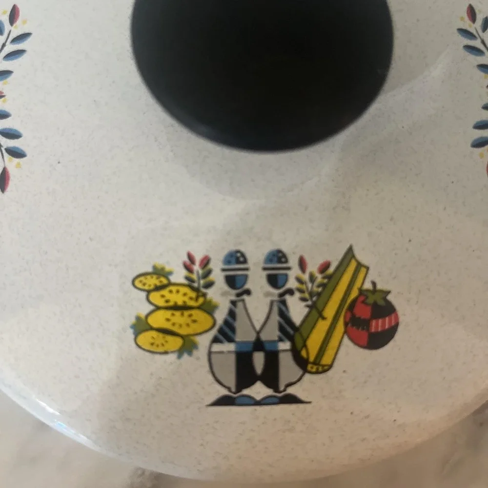 Vintage Enamel‎ Berggren Dutch Oven Replacement Lid Only 6